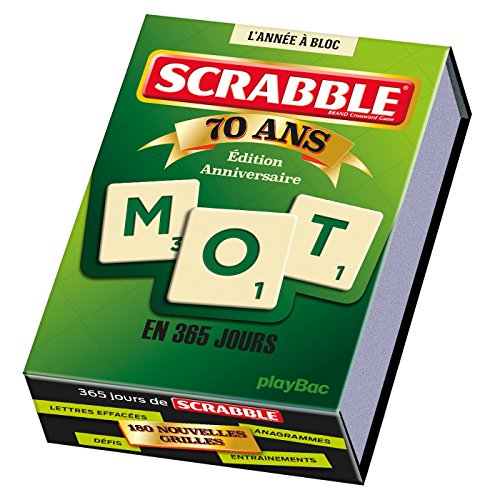 Calendrier 365 jours avec Scrabble - L'Année à Bloc