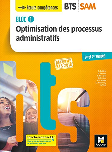 Optimisation des processus administratifs BTS SAM Support à l'Action Managériale 1re et 2e années