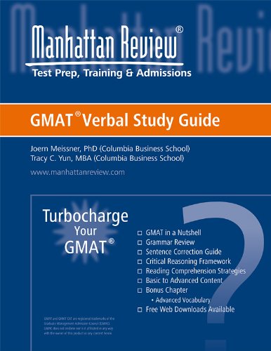 Manhattan Elite Prep Turbo Charge Your GMAT: Verbal Study Guide (Turbocharge Your GMAT)