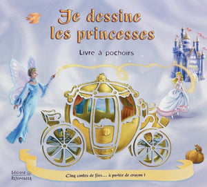 Je dessine les princesses: Livre à pochoirs