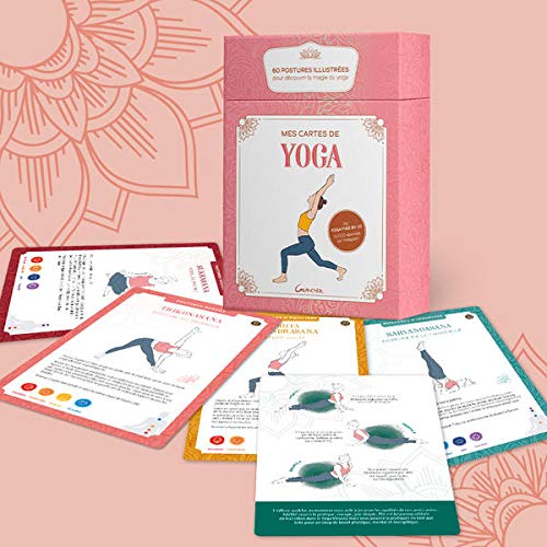 Mes cartes de yoga - Coffret - 60 postures illustrées pour découvrir la magie du yoga