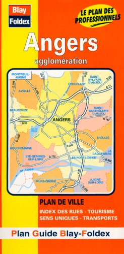 Plan de ville : Angers (avec un index)