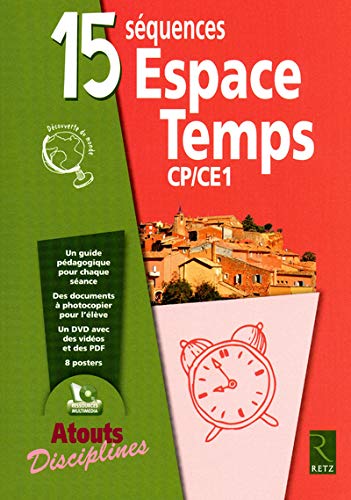 15 séquences Espace Temps CP CE1 (1Cédérom)