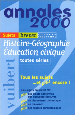 Histoire-Géographie. Education civique toutes séries, brevet corrigés numéro 6