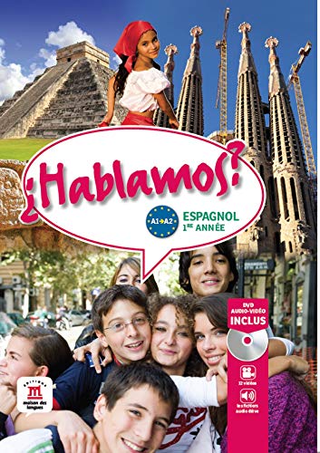 HABLAMOS 1 LIVRE DE L'ELEVE + DVD-ROM
