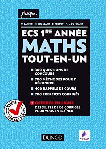 ECS 1re année - Maths - Tout-en-un - Validé par les élèves: Validé par les élèves