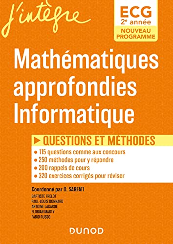 Mathématiques approfondies Informatique 2e année ECG