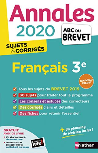 Annales ABC du Brevet 2020 Français
