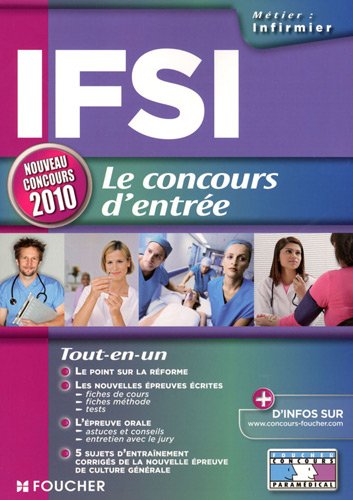 IFSI Concours d'entrée en Institut de formation en soins infirmiers