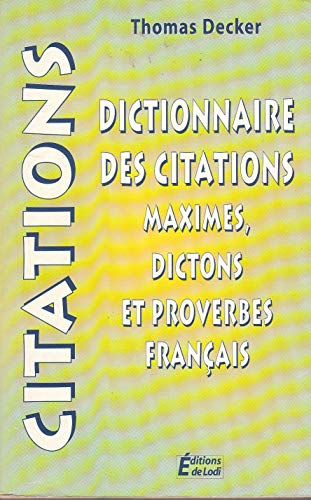 Cita-Dico. Dictionnaire des citations