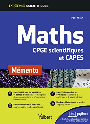 Maths CPGE scientifiques et CAPES