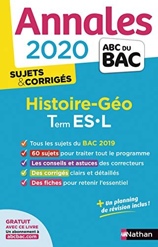 Annales ABC du Bac 2020 Histoire-Géographie Term ES-L