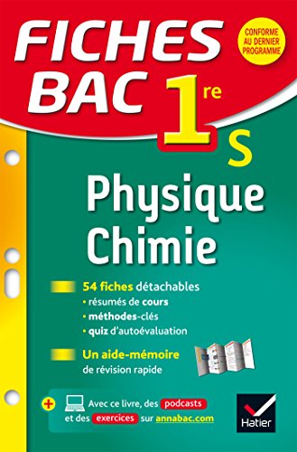Physique chimie 1re S