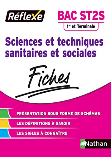 Fiches Réflexe - Sciences et techniques sanitaires et sociales - 1re et Terminale ST2S