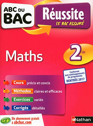 ABC du BAC Réussite Maths 2de - Ancien programme - Voir nouvelle édition ↓