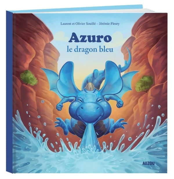 Azuro le dragon bleu (grand format)