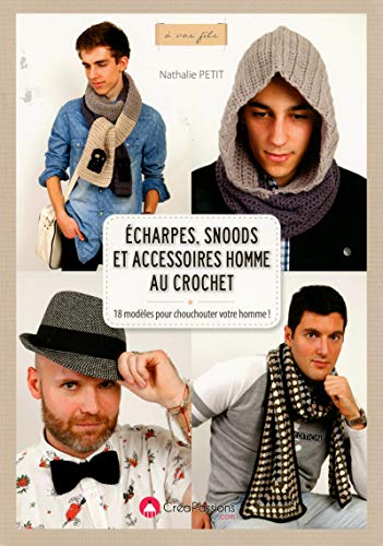 Écharpes, snoods et accessoires pour hommes au crochet