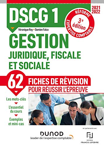 DSCG 1 Gestion juridique, fiscale et sociale - Fiches de révision - 2021-2022: 2021-2022 (2021-2022)