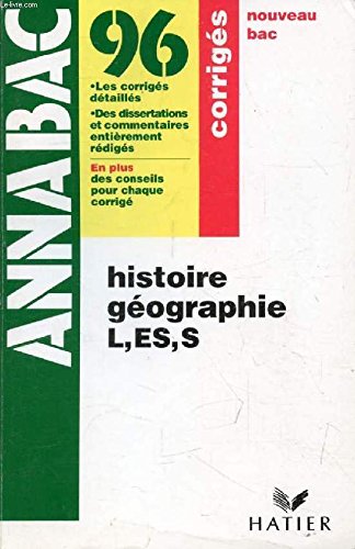 Histoire Géographie 1re L/ES/S