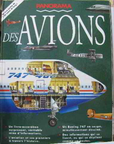 Panorama des avions: Un livre accordéon surprenant...