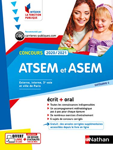 Concours ATSEM et ASEM 2020-2021 - Ecrit + Oral - N° 16 - Catégorie C - (IFP) - 2020