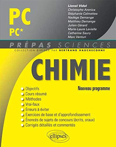 Chimie PC/PC* Programme 2014