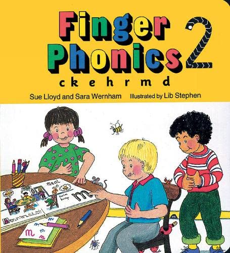 Finger Phonics Book 2: C, K, E, H, M, D/Board Book