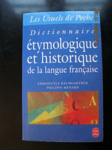 DICT.ETYMOLOGIQUE ET HISTORIQUE LANGUE FRANC.