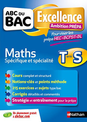 ABC Excellence - Ambition Prépa - Maths Terminale S