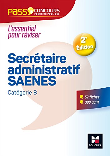 Pass'Concours - Secrétaire administratif-SAENES - Catégorie B - Entrainement et révision