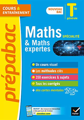 Prépabac Maths (spécialité) & Maths expertes (option) Tle générale - Bac 2023: nouveau programme de Terminale