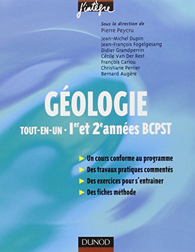 Géologie tout-en-un BCPST - 1re et 2e années - Livre+compléments en ligne