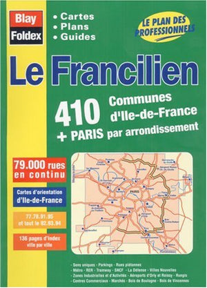 Atlas routiers : Le Francilien