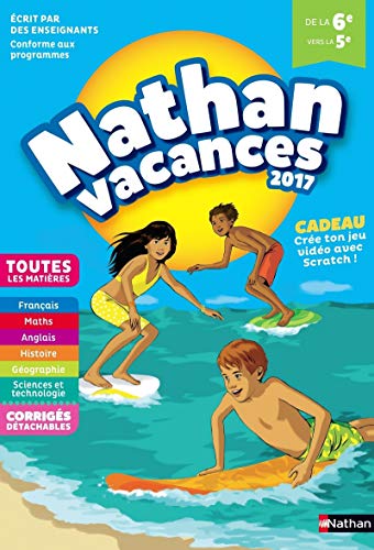 Nathan Vacances 2017 6/5ème - Cahier de vacances