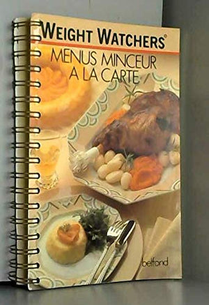 Menus minceur à la carte