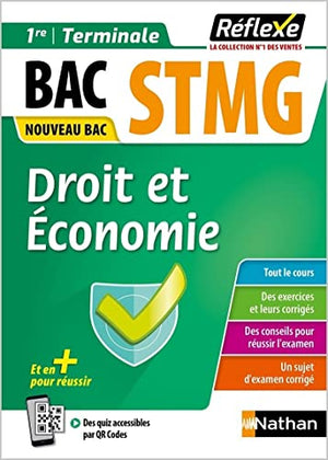 Guide - Droit et Économie - 1re/Tle STMG - Réflexe - 2024