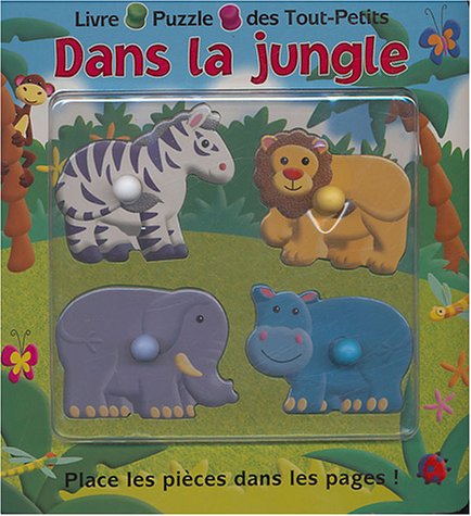 Dans la jungle : Place les pièces dans les pages !