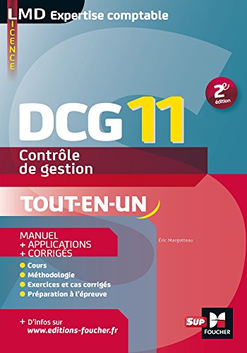 DCG 11 - Contrôle de gestion - Manuel et applications - 2e édition