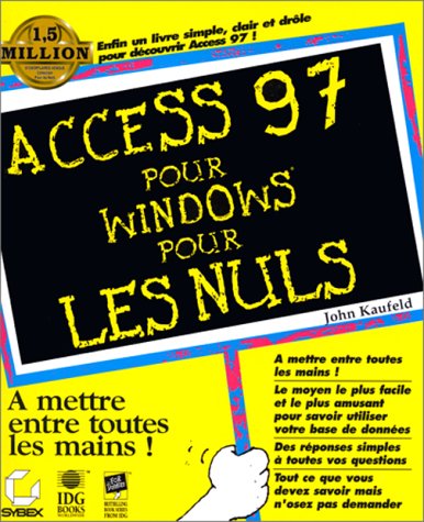 Access 97 pour Windows pour les nuls