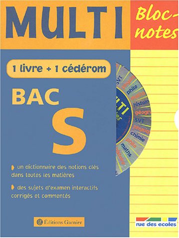 Multi Bloc-notes Bac S