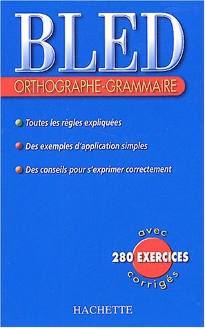 Bled orthographe-grammaire