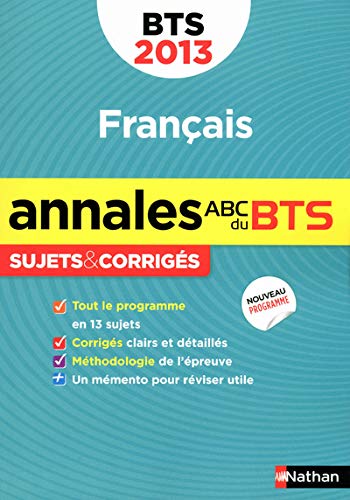 ANNALES ABC BTS 2013 FRANCAIS