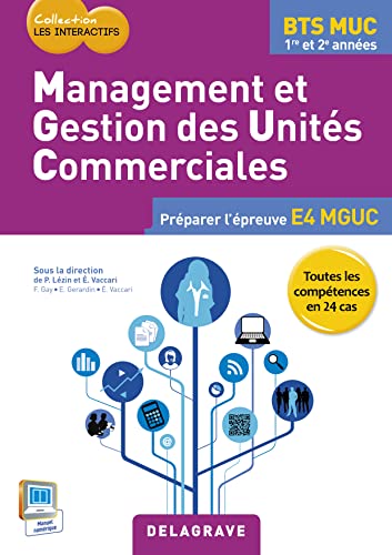 Management et gestion des unités commerciales - BTS MUC - Elève