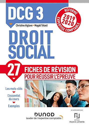 DCG 3 - Droit social - Fiches de révision - Réforme 2019-2020: Réforme Expertise comptable 2019-2020