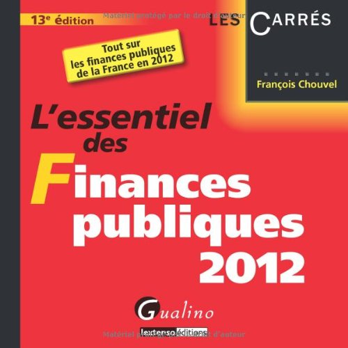 L'essentiel des Finances publiques 2012