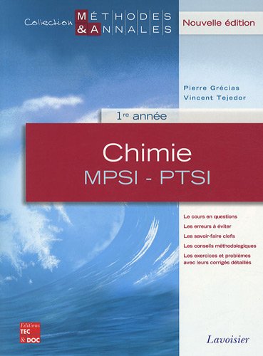 Chimie MPSI-PTSI 1re année