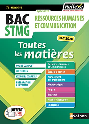 Toutes les matières Bac STMG - Ressources humaines et communication - Tle - Bac 2020 - 2020 (02)