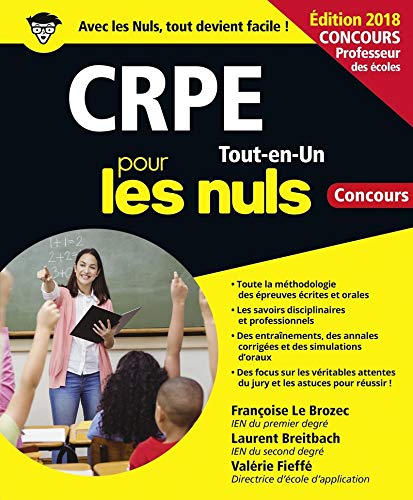 CRPE Tout-en-Un pour les Nuls Concours, édition 2018