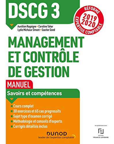 DSCG 3 Management et contrôle de gestion - Manuel - Réforme 2019-2020: Réforme Expertise comptable (2019-2020)