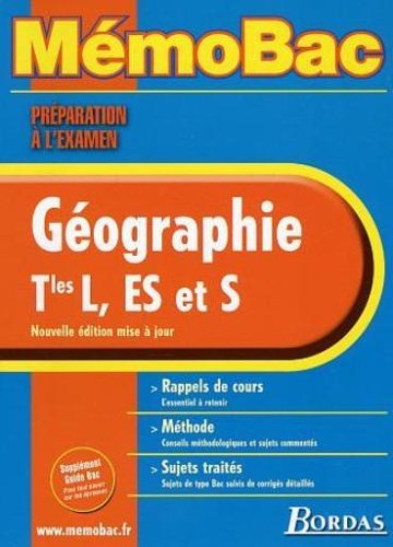 Géographie Tle L-ES-S